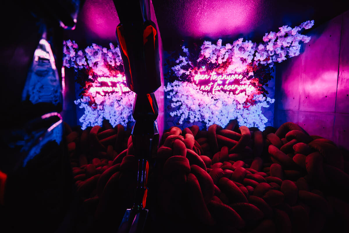 Bauhaus Vegas, a new techno club, Saturday, Nov. 8, 2025, in Las Vegas. (Madeline Carter/Las Ve ...