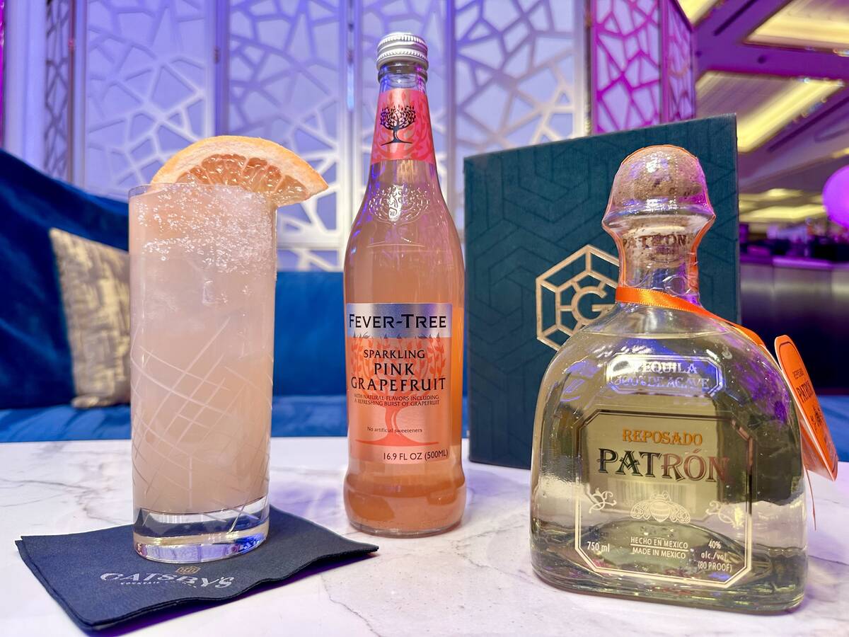 The Pole Position Paloma at Gatsby’s Cocktail Lounge. (courtesy of Clique Hospitality)