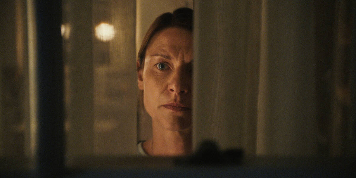 This image released by Netflix shows Claire Danes in a scene from "The Beast in Me." ...