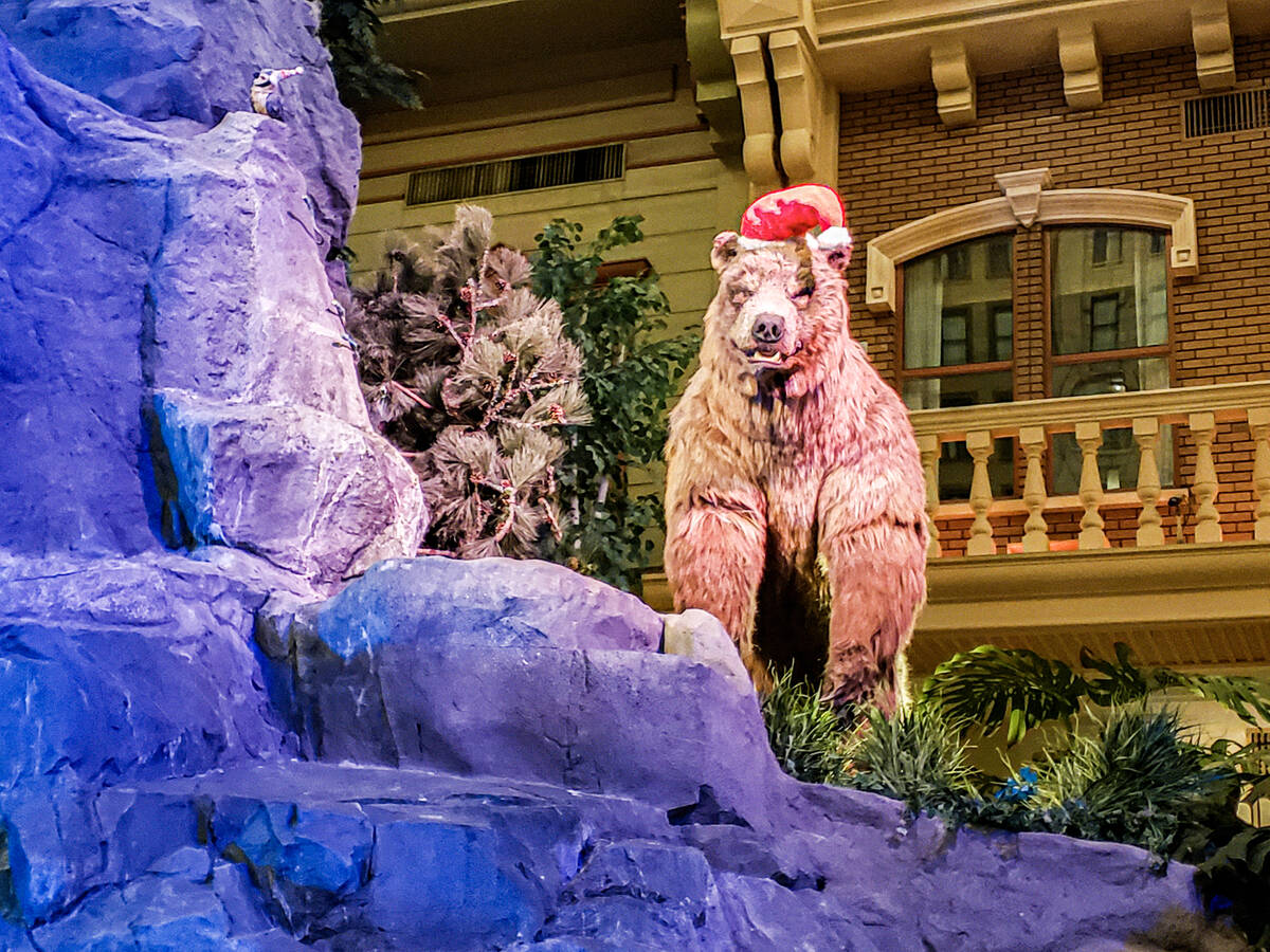 The bear at Mystic Falls Park at Sam's Town. (Boyd Gaming)