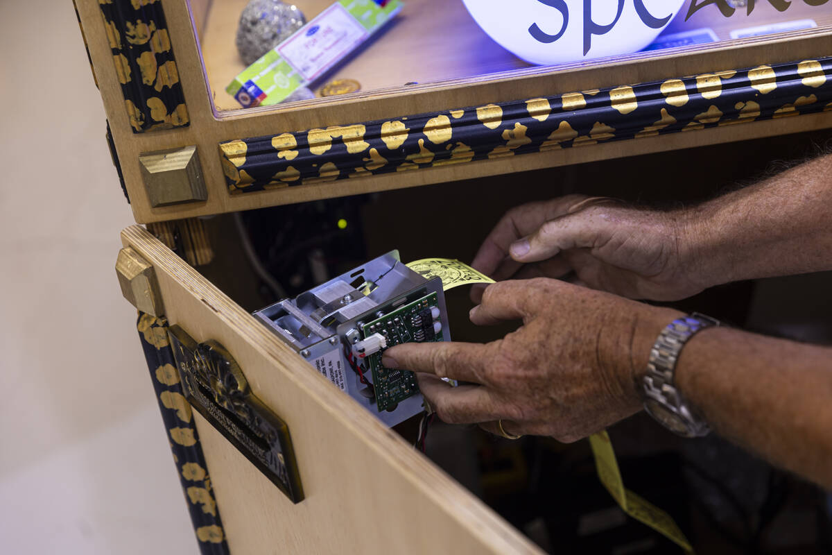 Olaf Stanton, president and CEO of Characters Unlimited, which produces life-size animatronic f ...