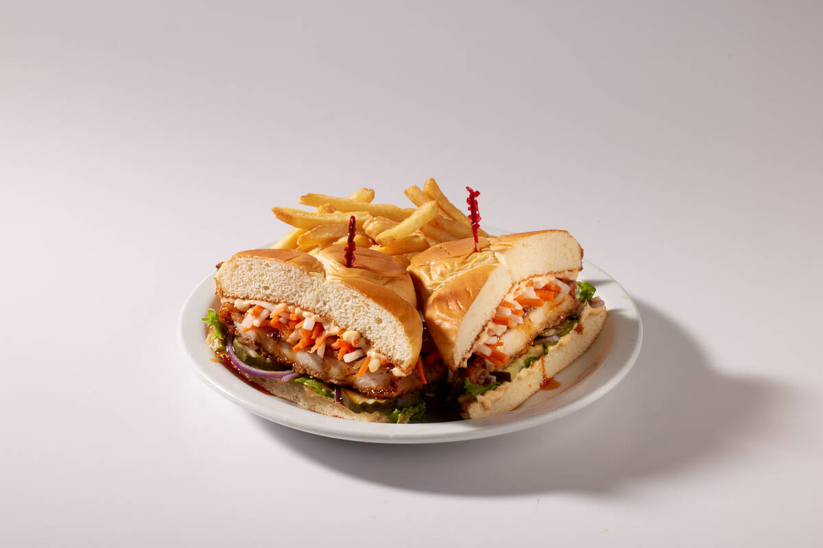 A chilis crisp fried chicken sandwich from Norms Restaurant in Las Vegas. (Norms Restaurant)