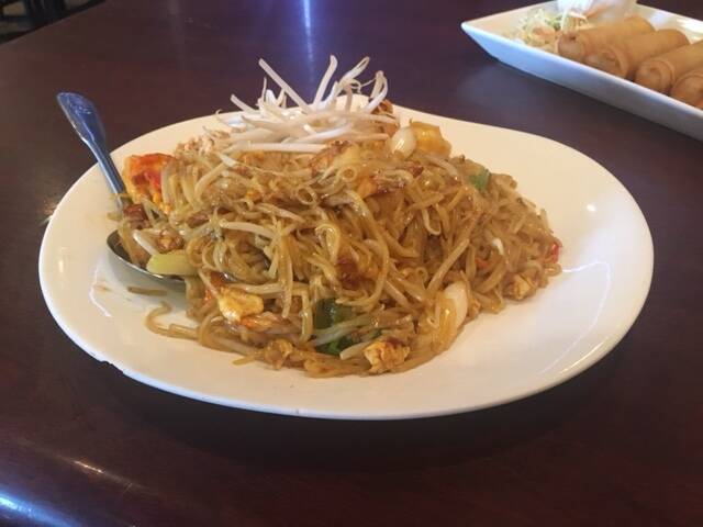 The shrimp pad Thai from Ocha Thai Cuisine is seen in this Las Vegas Review-Journal file image. ...