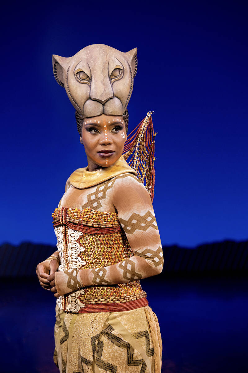 Thembelihle Cele performs as Nala in a production of The Lion King. (Matthew Murphy)