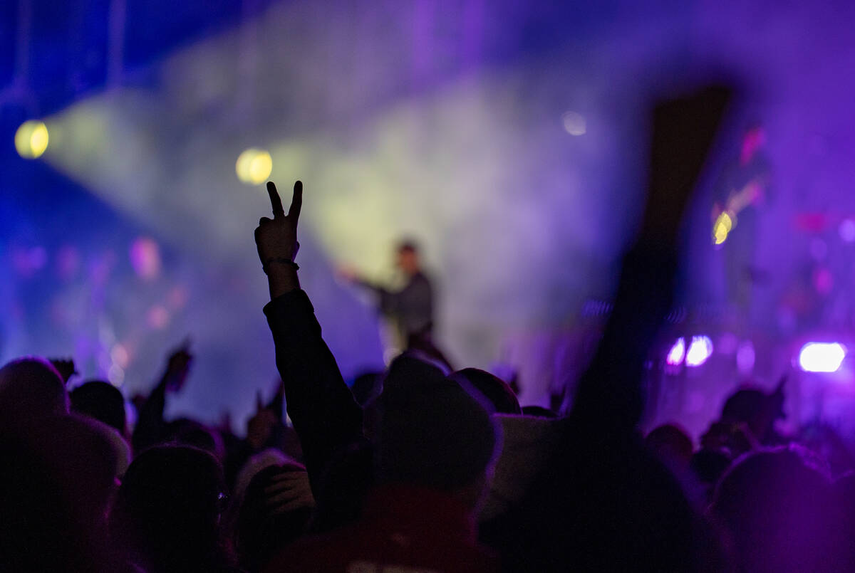 Good Charlotte preforms during the Neon City Music Festival at the Downtown Las Vegas Events Ce ...