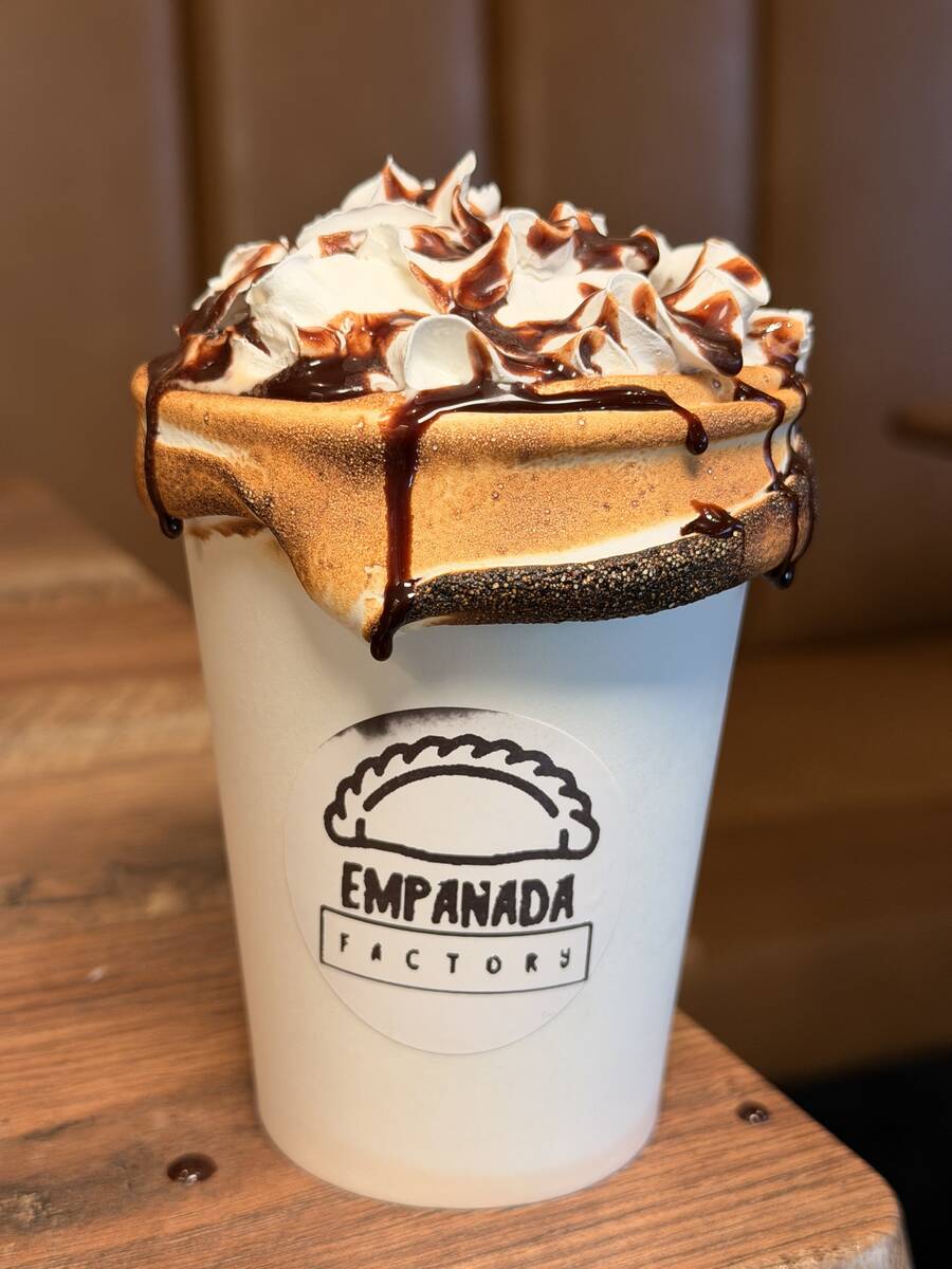 The Marshmallow Cloud Hot Chocolate at Empanada Factory (Empanada Factory)