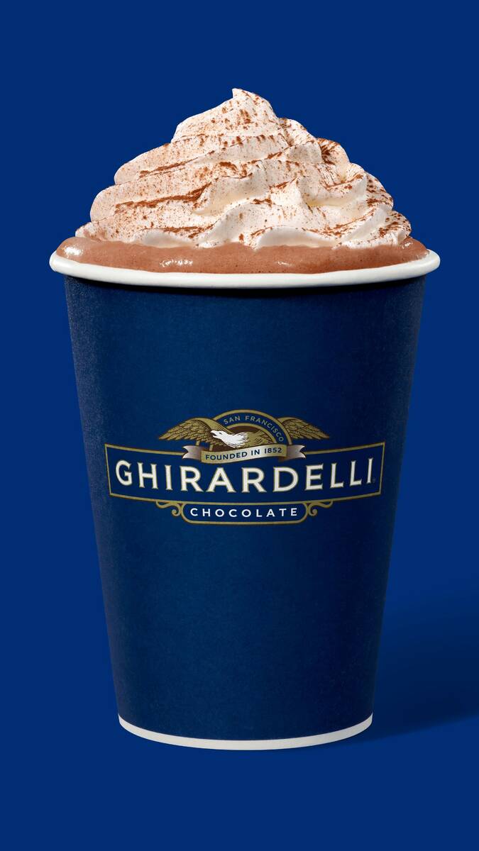 The Classic Hot Cocoa at Ghirardelli Ice Cream & Chocolate Shop. (Ghirardelli Ice Cream & Choco ...
