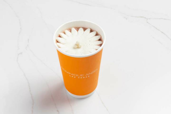 The Blossoming Hot Chocolate at Dominique Ansel Las Vegas and Dominique Ansel Marché. (Caesars ...