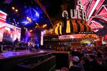 David Lee Murphy, of Nashville, Tenn., performs as part of the "Downtown Hoedown" event, ahead ...