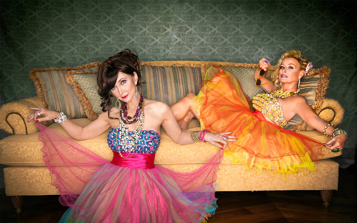 Pam Tillis and Lorrie Morgan perform Monday night at The Showroom at the Golden Nugget. (Las Ve ...
