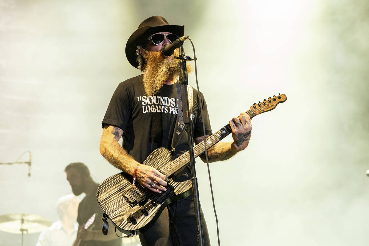 Cody Jinks performs during Bourbon and Beyond music festival on Saturday, Sept. 21, 2024, at th ...