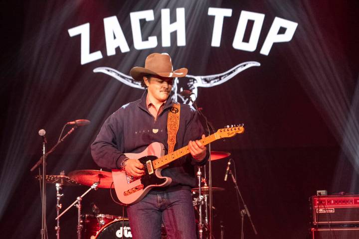 Zach Top performs during CRS New Faces of Country Music at Country Radio Seminar on Friday, Feb ...