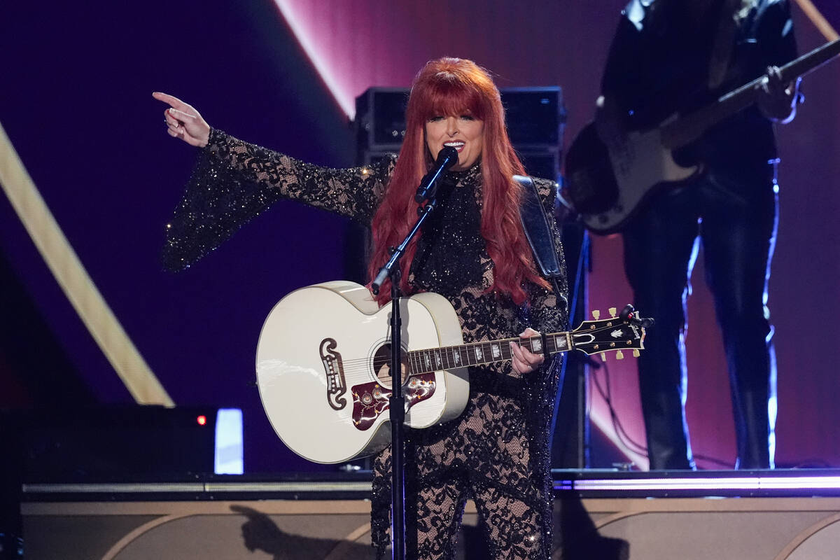 Wynonna Judd performs "Why Not Me" during the 60th annual Academy of Country Music Awards on Th ...