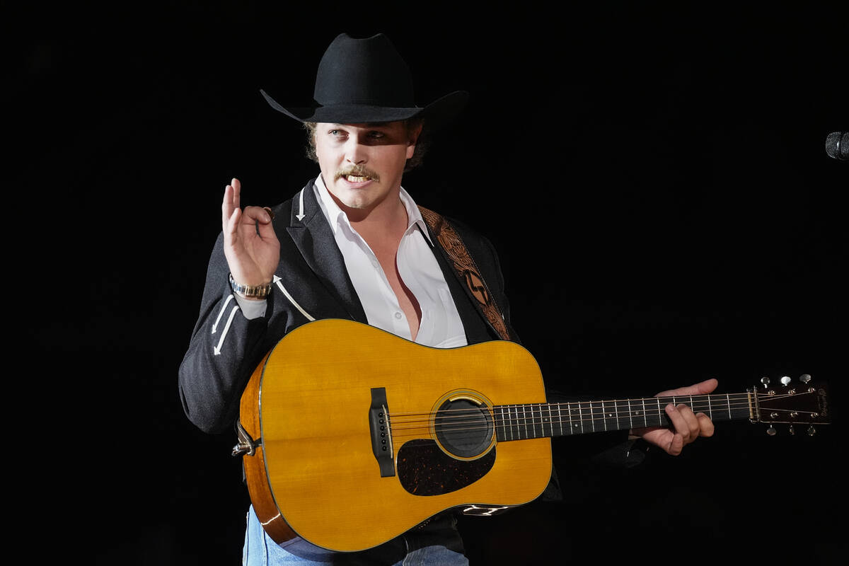 Zach Top performs "Use Me" during the 60th annual Academy of Country Music Awards on ...