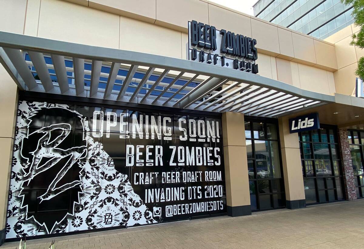 Downtown Summerlin's Beer Zombies Draft Room. (Las Vegas Review-Journal File)