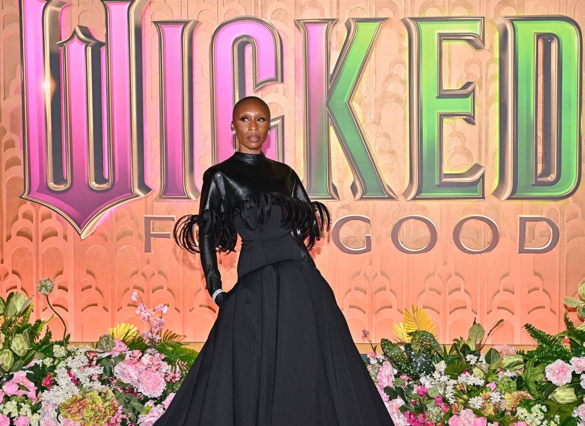 Cynthia Erivo attends the premiere of "Wicked: For Good" at Lincoln Center, Monday, ...