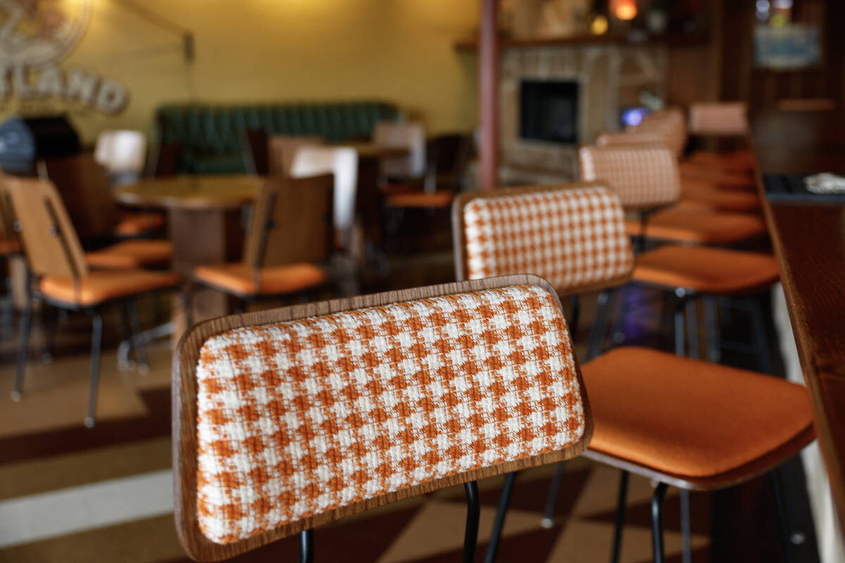 The interior decor at The Dustland Bar is shown Friday, Sept. 26, 2025 in Las Vegas. (Benjamin ...