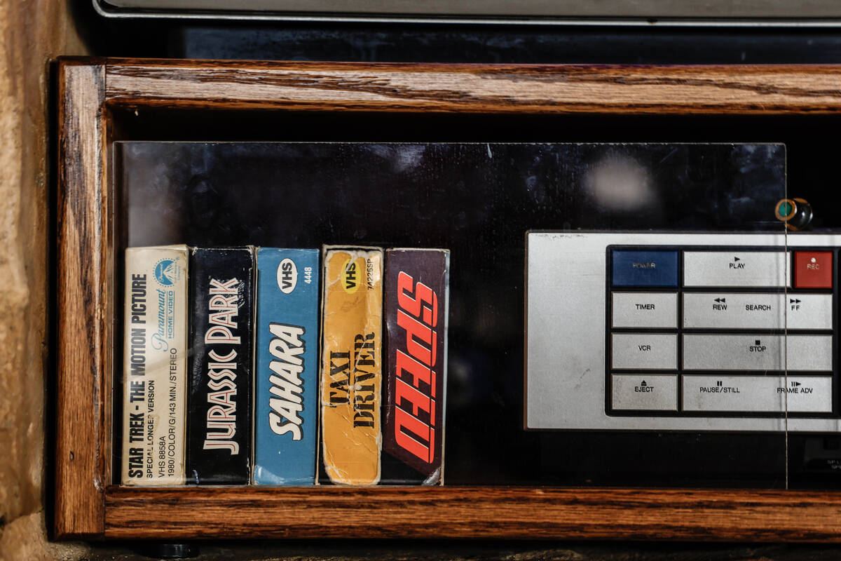 The interior decor at The Dustland Bar is shown Friday, Sept. 26, 2025 in Las Vegas. (Benjamin ...