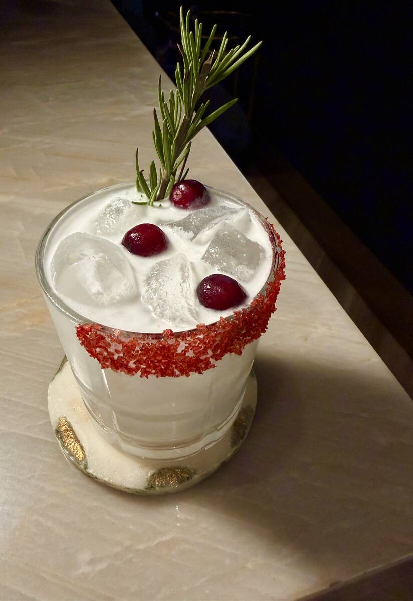 The White Margarita at Liam’s Den & Bubble Bar. (Char Modelle)