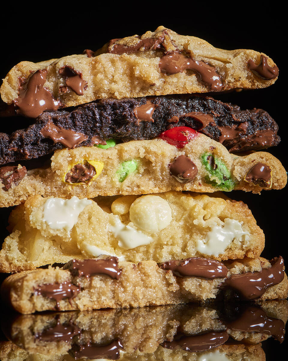 a Melty Stack from Insomnia Cookies, the late-night bakery that opened a Henderson shop, its se ...