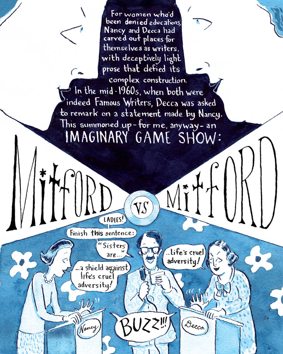 From “Do Admit: The Mitford Sisters and Me” by Mimi Pond. MUST CREDIT: Drawn and ...