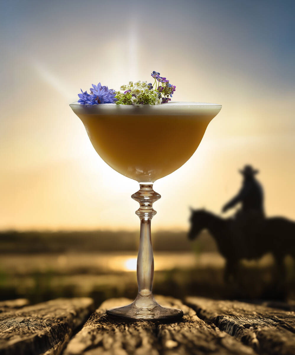 The Rodeo Queen features brown butter bourbon, single-barrel bourbon and Pamplemousse rose liqu ...