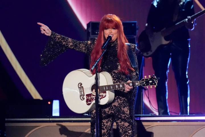 Wynonna Judd performs "Why Not Me" during the 60th annual Academy of Country Music Awards on Th ...