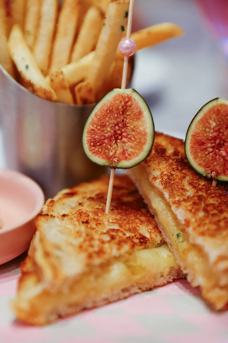 The Live Your Dream Grilled Cheese during a media preview of the Malibu Barbie Cafe on Wednesda ...