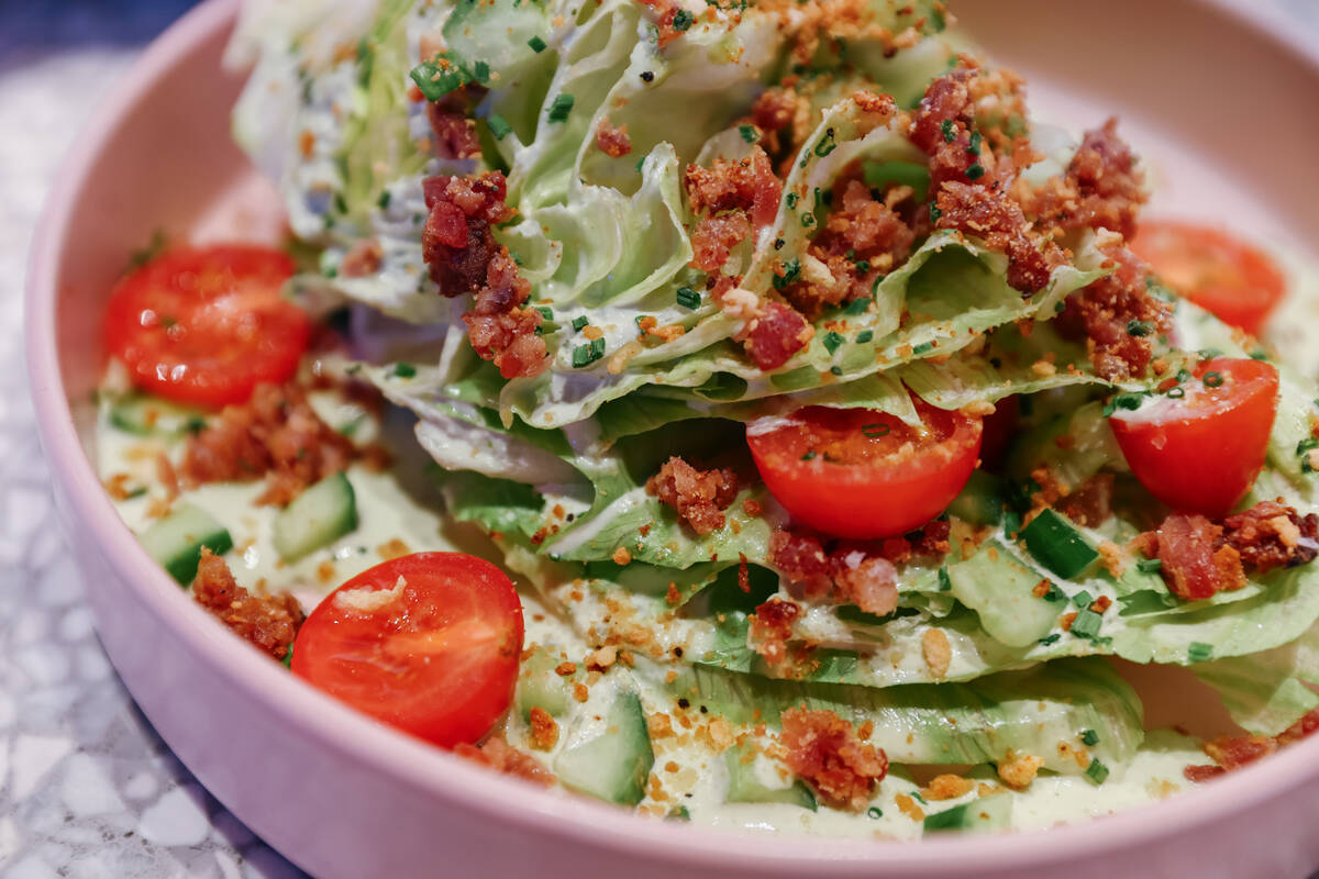 The West Coast Wave Salad during a media preview of the Malibu Barbie Cafe on Wednesday, Dec. 1 ...