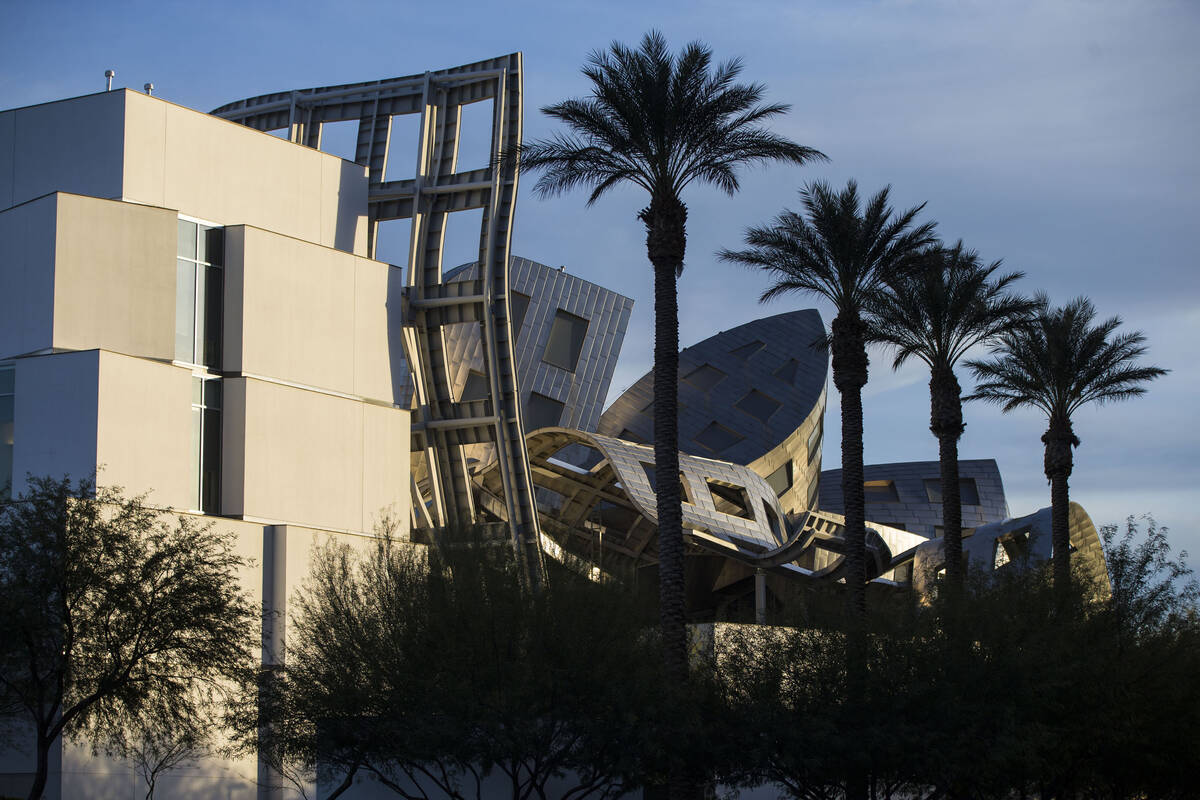 The Cleveland Clinic Lou Ruvo Center for Brain Health, designed by architect Frank Gehry, in La ...