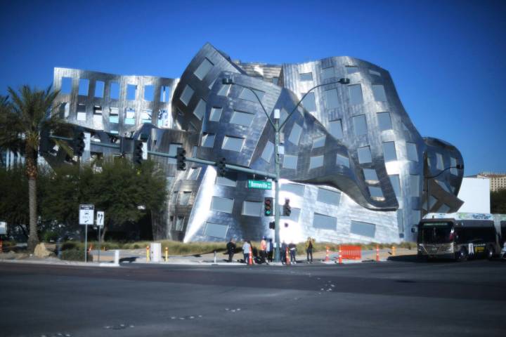 The Frank Gehry-designed Cleveland Clinic Lou Ruvo Center for Brain Health is seen Friday, Dece ...