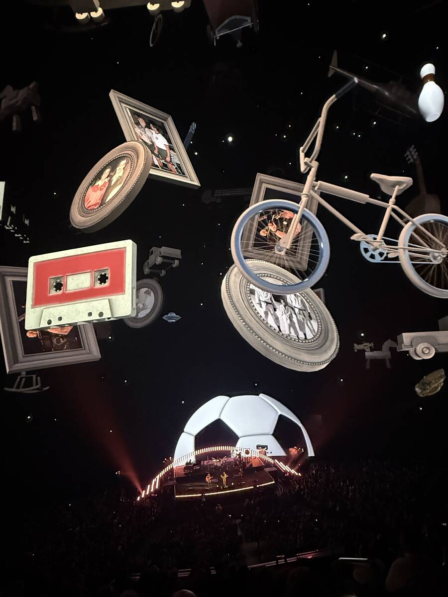 Zac Brown Band plays the first night of "Love & Fear" at Sphere on Friday, Dec. 5, 2025. (John ...