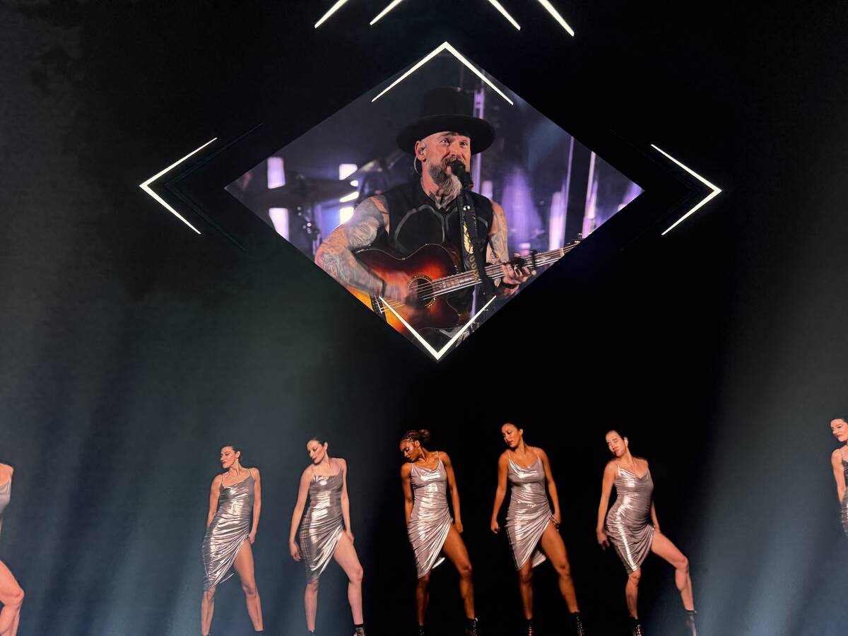 Zac Brown Band plays the first night of "Love & Fear" at Sphere on Friday, Dec. 5, 2025. (John ...