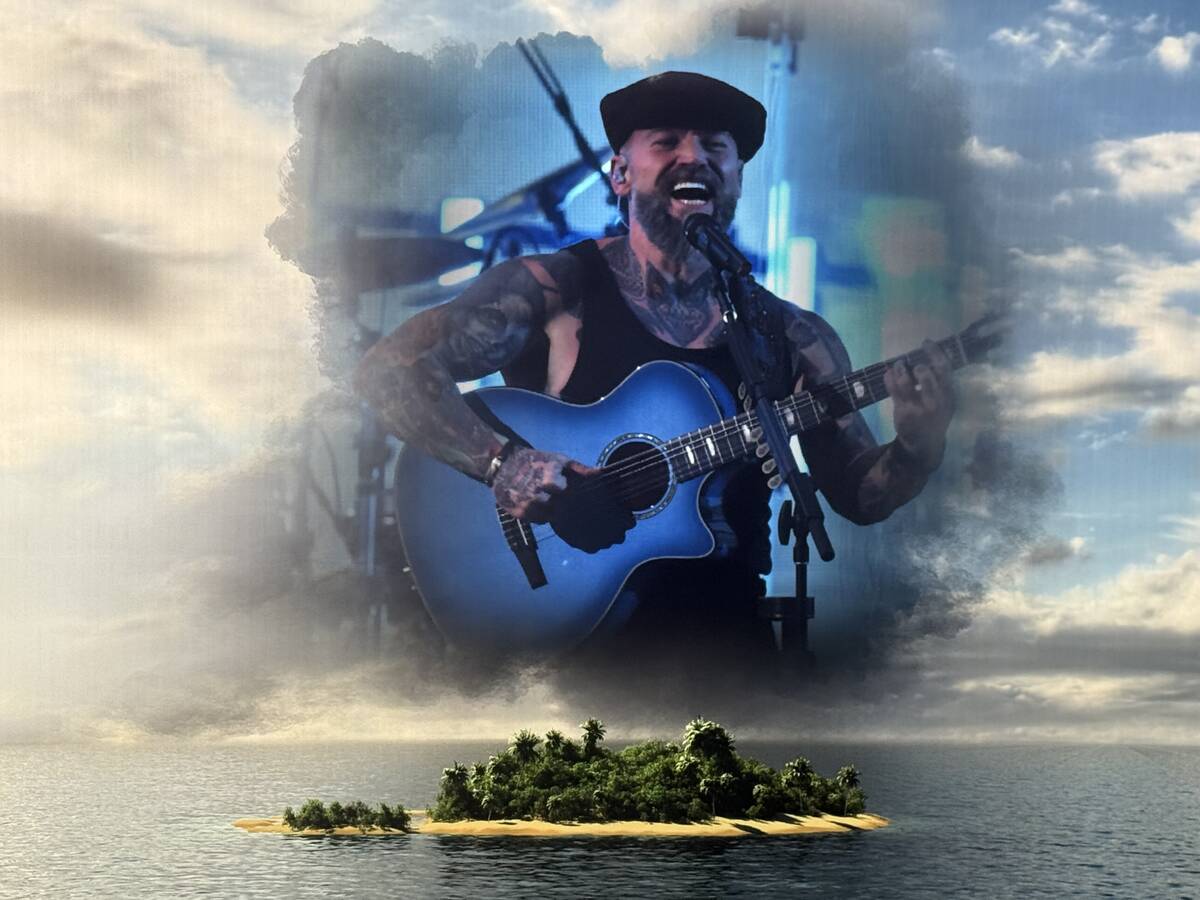 Zac Brown Band plays the first night of "Love & Fear" at Sphere on Friday, Dec. 5, 2025. (John ...