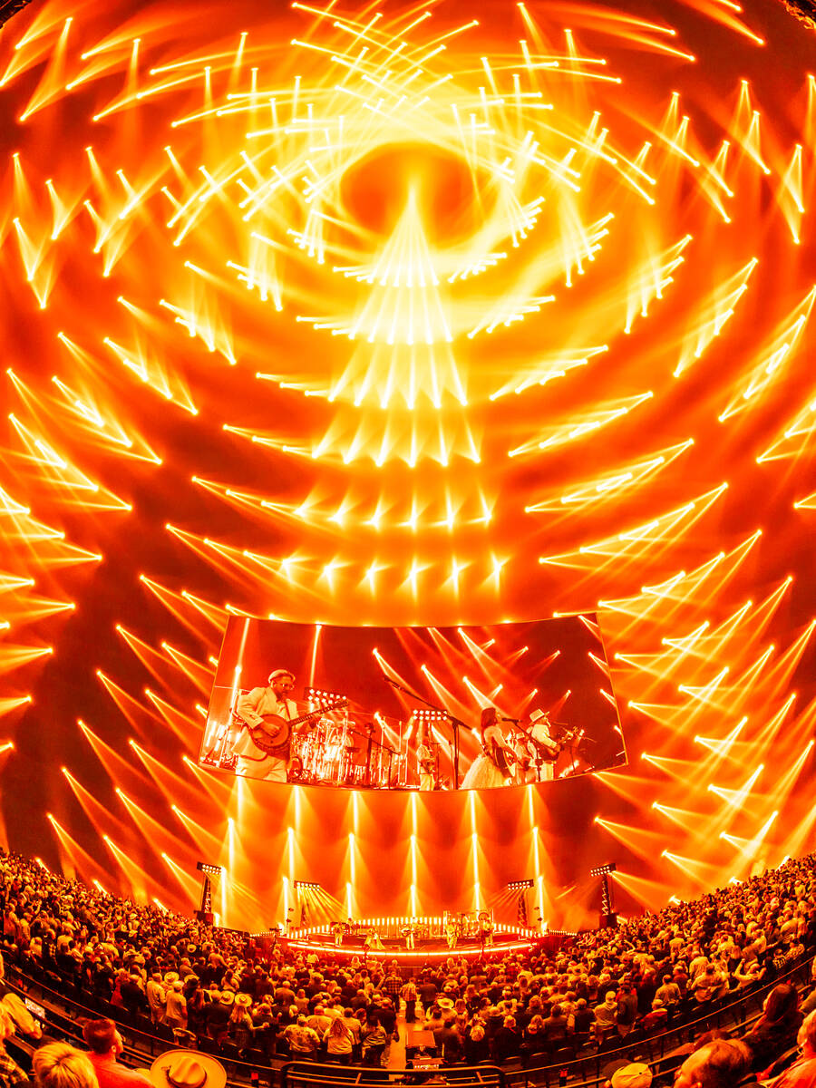 Zac Brown Band plays the first night of "Love & Fear" at Sphere on Friday, Dec. 5, 2025. (Alive ...