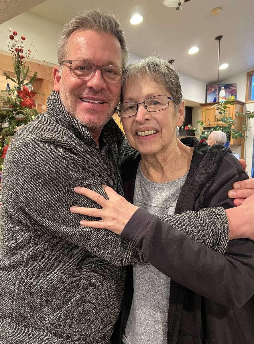 Jim Snyder is shown with his mother, Karen, who passed away in July. (Jim Snyder)