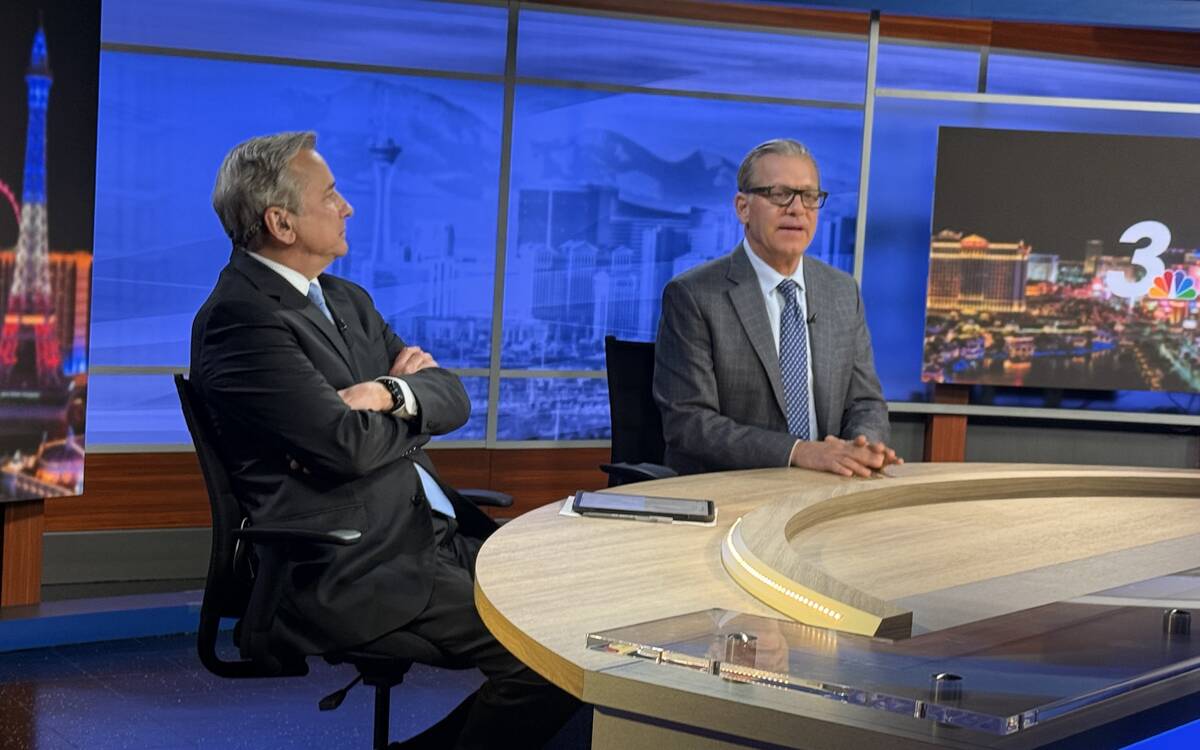 Jim Snyder is shown with his longtime friend and co-News 3 anchor Dana Wagner on Tuesday, Dec. ...