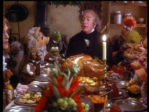 Michael Caine starred as Ebenezer Scrooge in "The Muppet Christmas Carol" in 1992. (File)