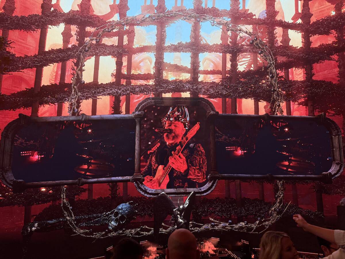 Zac Brown Band plays the first night of "Love & Fear" at Sphere on Friday, Dec. 5, 2025. (John ...