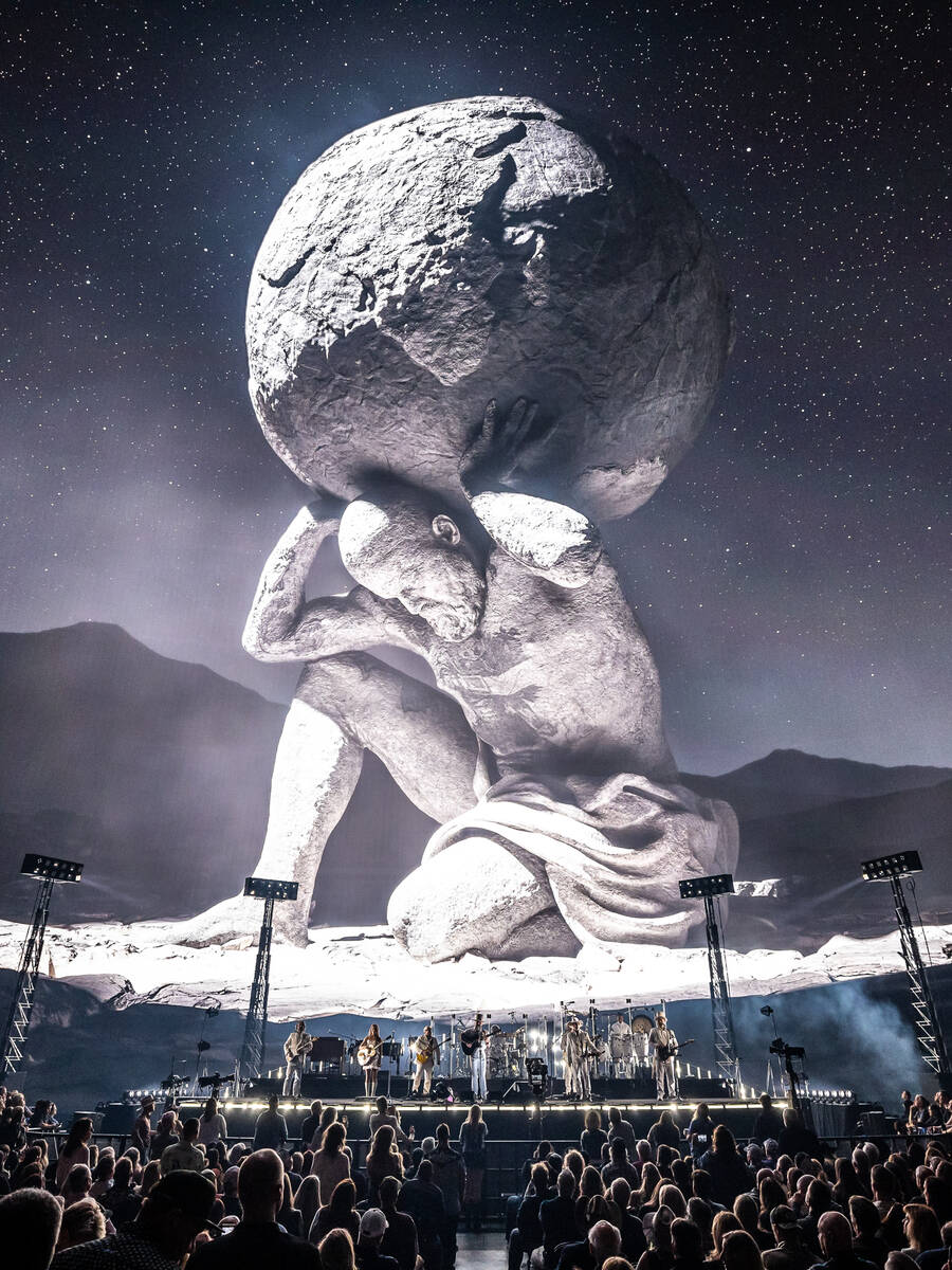 Zac Brown Band plays the first night of "Love & Fear" at Sphere on Friday, Dec. 5, 2025. (Alive ...