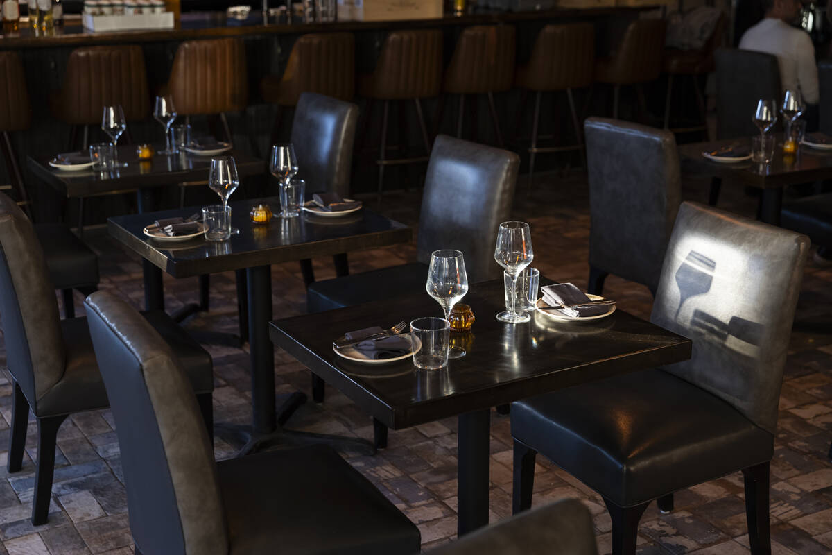 An interior view of dining tables at Ada’s Food + Wine on Wednesday, Dec. 10, 2025, in d ...