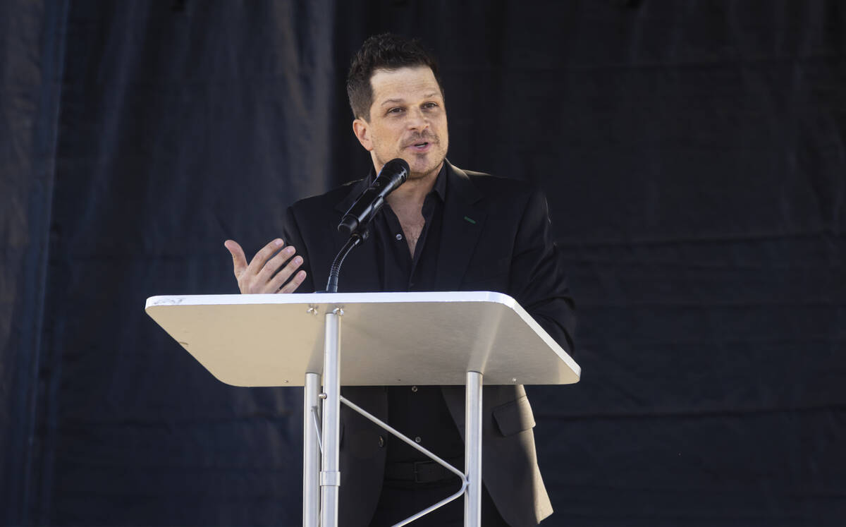 Mark Shunock, owner of The Space, talks about The Space 2.0 on Monday, Feb. 24, 2025, in Las Ve ...