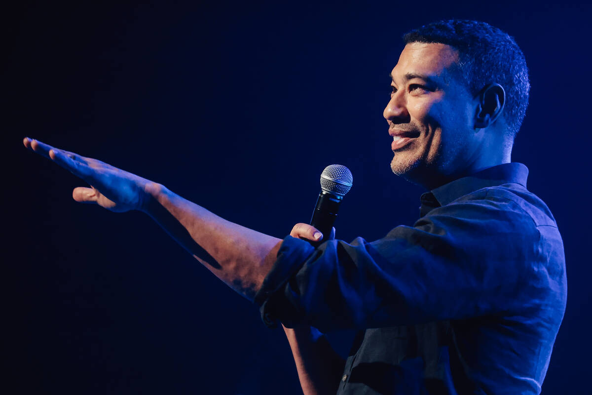 Michael Yo performs during the 12th anniversary of Mondays Dark at the Theater at Virgin Hotels ...