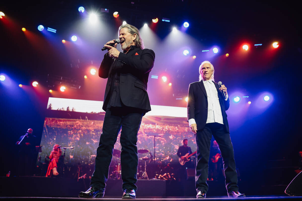 The Righteous Brothers perform during the 12th anniversary of Mondays Dark at the Theater at Vi ...
