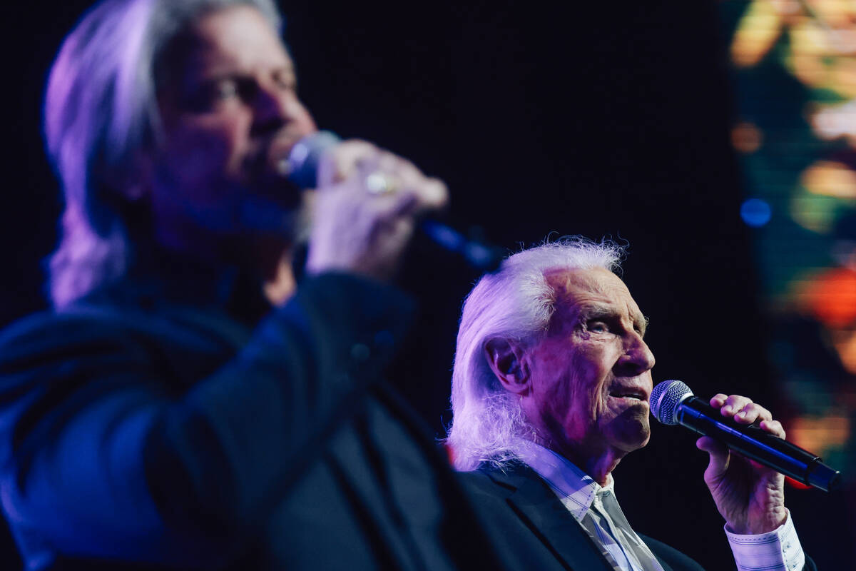 Bill Medley of The Righteous Brothers performs during the 12th anniversary of Mondays Dark at t ...
