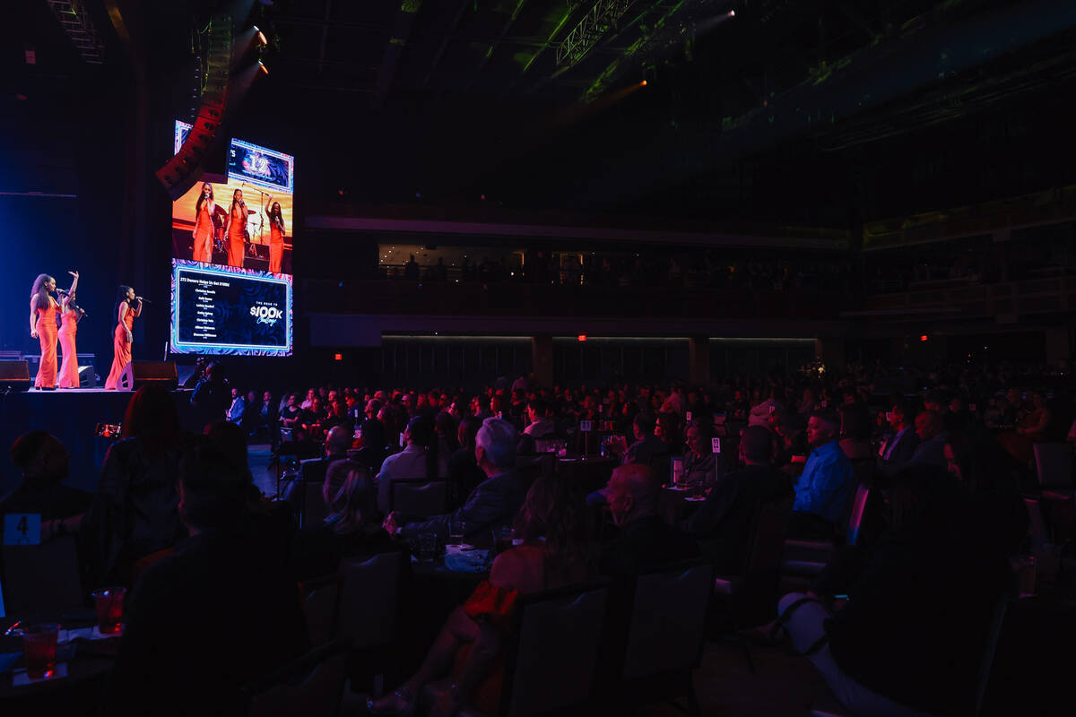 The crowd during the 12th anniversary of Mondays Dark at the Theater at Virgin Hotels Monday, D ...