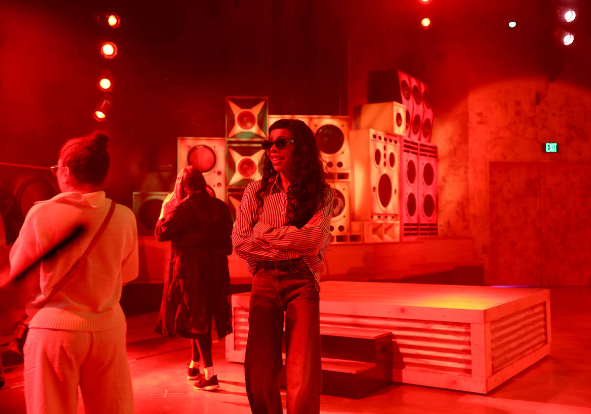 Cedella Marley, daughter of Bob Marley and executive producer of Bob Marley Hope Road, greets m ...