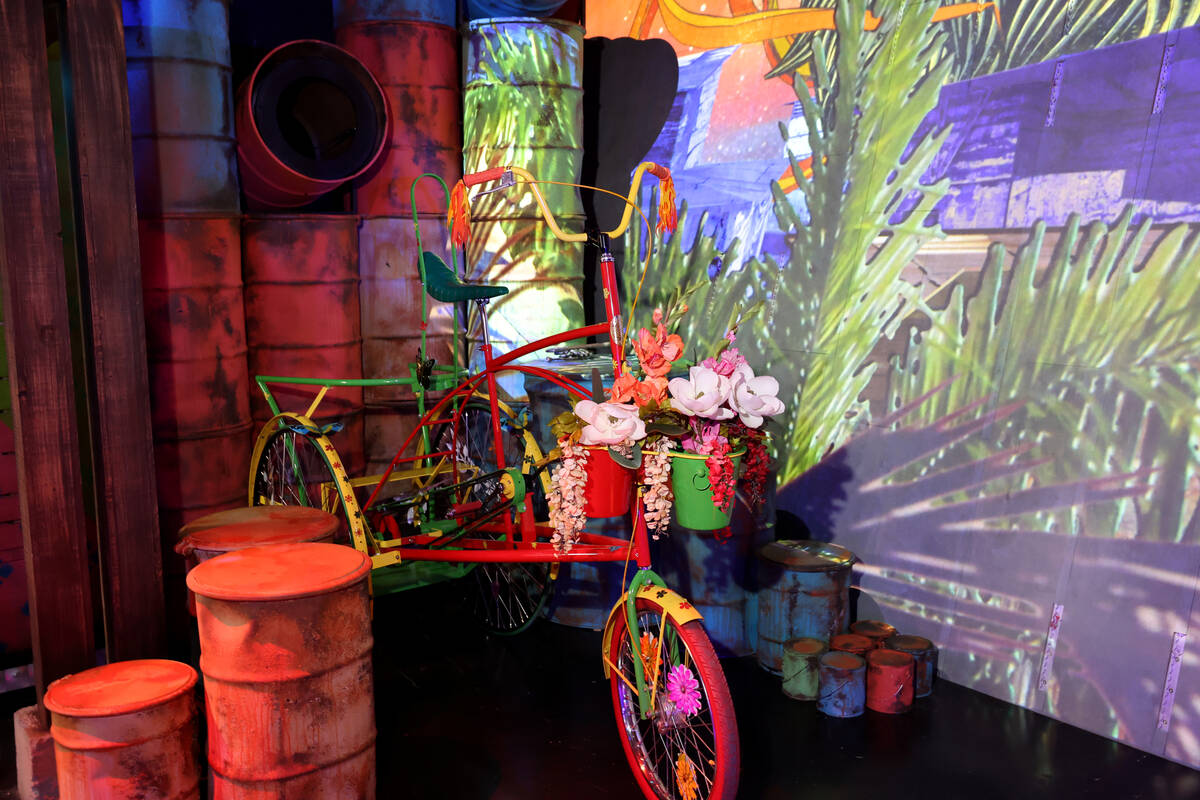 The Trench Town room is seen during a media preview of Bob Marley Hope Road interactive show an ...