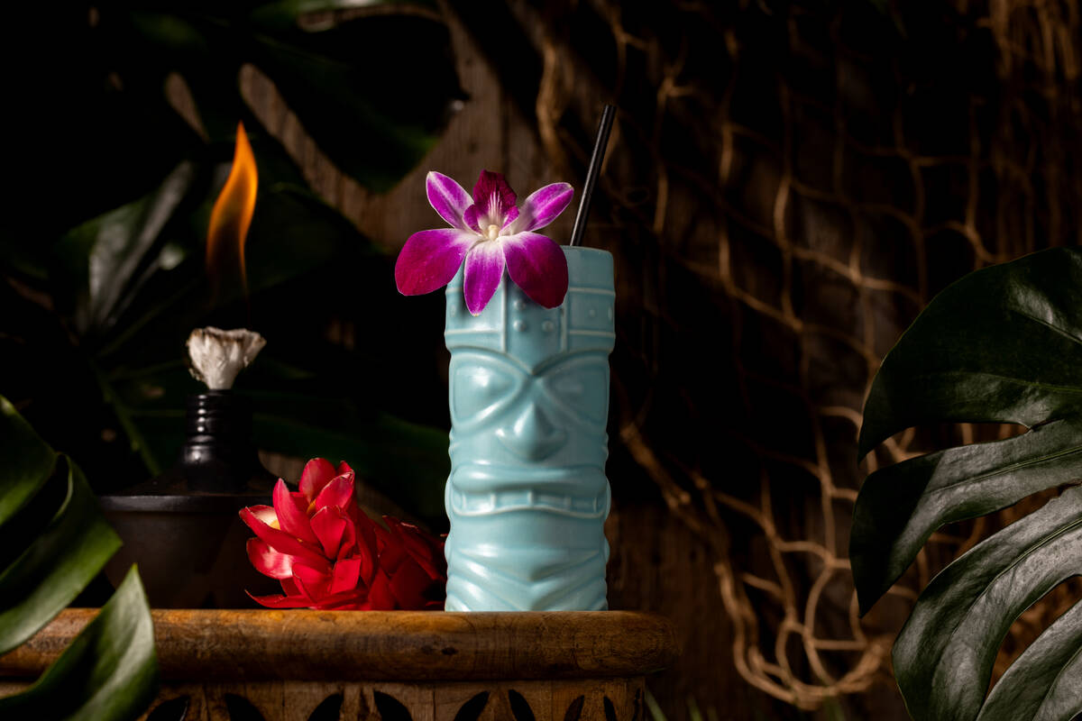 A Mai Tai from The Tiki Bar, opening in late December 2025 in Excalibur on the Las Vegas Strip. ...