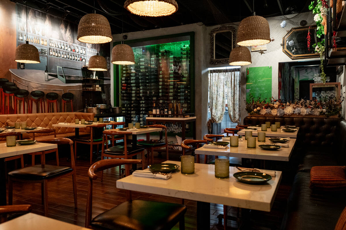 The interior of Anima Cocina Fina in Chinatown Las Vegas. (Bronson Loftin)